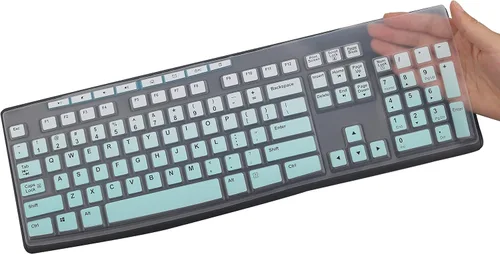 Vista 11 de Funda de teclado de letra grande para teclado inalámbrico K270, cubierta de teclado inalámbrico Logitech MK295 MK275 MK270, protector de piel