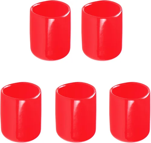 Vista 15 de Cubierta de tapa de extremo redondo de goma de 3/4 pulgadas (0.748 in), protectores de rosca de PVC flexible de tubería de tubería protectora