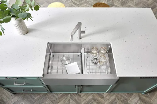 Vista 3 de BLANCO 237465 Quatrus R15 Delantal 1-3/4 Multi-Grid