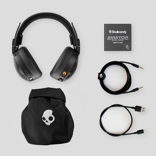 Vista 8 de Skullcandy Aviator 900 ANC - Auriculares inalámbricos con cancelación de ruido, Bluetooth, sobre la oreja, audio espacial THX con seguimiento