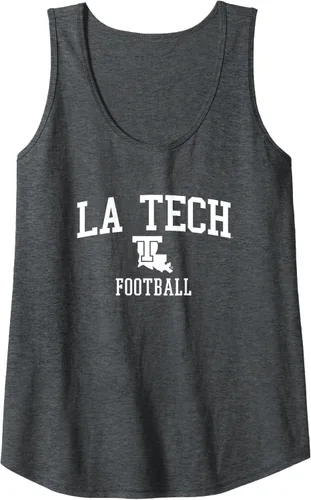 Vista 4 de Camiseta sin mangas de fútbol Louisiana Tech Bulldogs, Negro