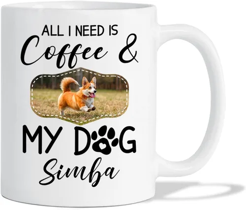 Vista 14 de Personalized Dog Dad Name Mug, Dog Lover Tea Cup Gift, Dog Father's Coffee Mug, Dog Daddy Gifts For Dog Lover, Custom Dog Dad Mug With Photo, Dog