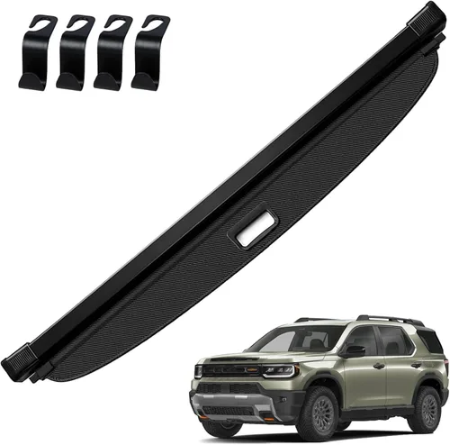 Vista 18 de AUXKO Cubierta retráctil de carga para Toyota Prius 2015-2010, cubierta de maletero de carga, cubierta de seguridad para 2015 2014 2013 2012 Prius