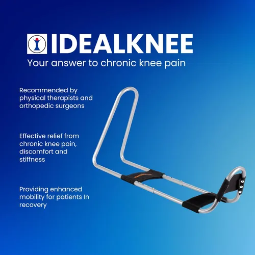 Vista 4 de IdealKnee - Dispositivo Avanzado de Extensión y Alivio del Dolor de Rodilla - Aprobado por Terapeutas Físicos y Cirujanos - Ideal