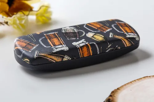 Vista 17 de Ron's Optical Clamshell - Funda rígida para lentes de lectores de marcos pequeños a medianos para mujeres y hombres