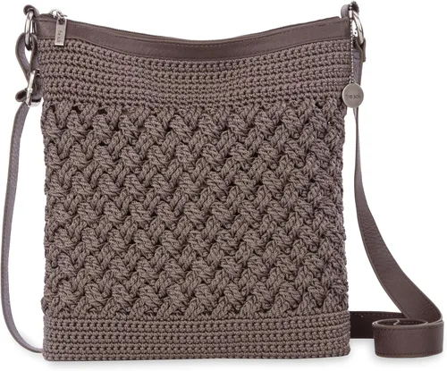 Vista 7 de The Sak Lucia - Bolso cruzado de ganchillo, bolso convertible con correa ajustable para el hombro