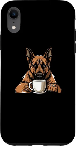 Vista 16 de iPhone 16 Dog Breed Coffee - German Shepherd Case