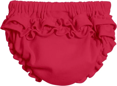 Vista 15 de City Threads Ruffle Diaper Cover for Baby Girls Soft Cotton, Made in USA Baby Girl Bloomers, Wear Over Disposable and Cloth