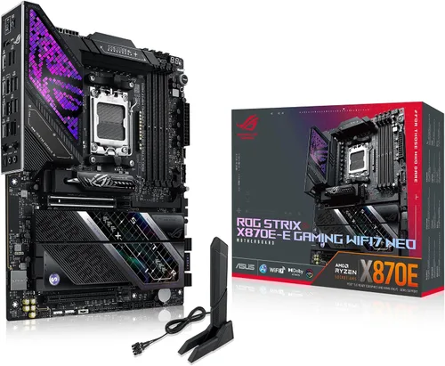 Vista 25 de ASUS ROG Crosshair X870E APEX AMD X870E AM5 ATX Placa Base, AI Avanzado Listo para PC, 18+2+2 Etapas, DDR5, Ventilador de Memoria ROG, Tarjeta ROG