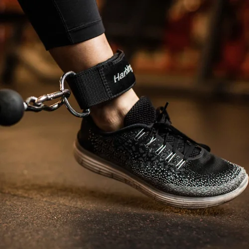 Vista 4 de Harbinger Tobillero: soporte ajustable premium para entrenamiento de fuerza, máquinas de cable y entrenamientos de resistencia – Mejora la comodidad