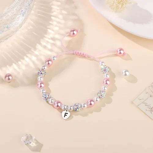 Vista 5 de JoycuFF Bracelets for Girls Teen Girls, Natural StonePink Pearls , ' Birthday Christmas Gifts for Daughter Granddaughter Niece