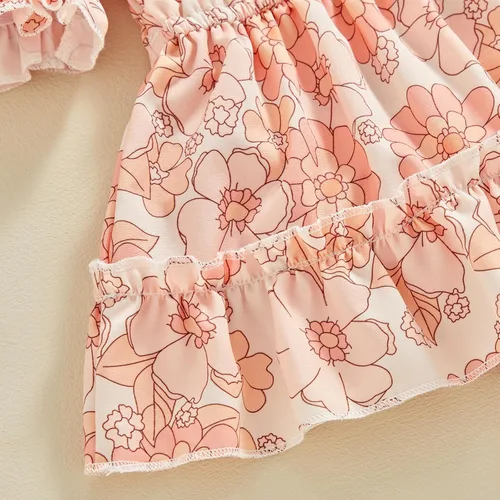 Vista 45 de Mameluco de verano para niña, sin mangas, vintage, con burbujas, vestido de mameluco lindo y diadema