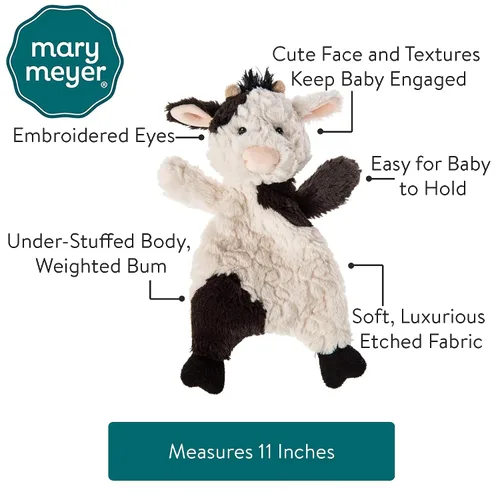 Vista 3 de Mary Meyer - Vaca de peluche de la colección Putty Nursery, 28 cm, modelo Lovey