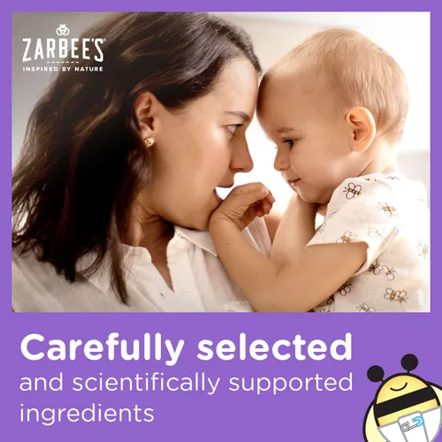 Vista 4 de Zarbee's Jarabe para la tos de bebé + inmune con miel, sabor natural a uva, 2 onzas líquidas (paquete de 2)