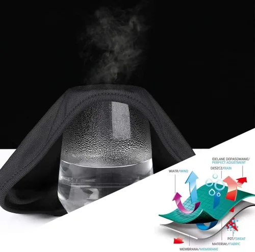 Vista 3 de Pasamontañas con protección UV para hombres y mujeres, diseño de búho, táctica, ligera, para esquí, motocicleta, correr, equitación, color negro