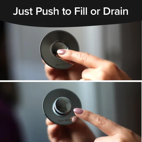Vista 5 de Mer-Maid Drain Magic Tapón universal para fregadero extra resistente, como se ve en la TV, reemplaza instantáneamente los tapones rotos o faltantes