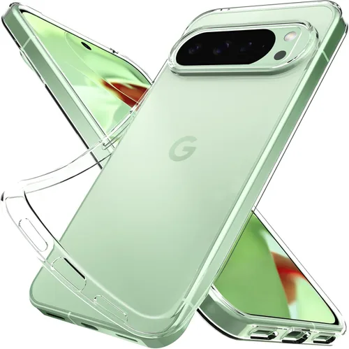 Vista 8 de Funda transparente para Google Pixel 7. Funda protectora de silicona TPU de plástico transparente para Google Pixel 7
