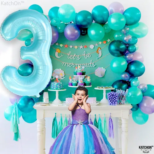 Vista 183 de KatchOn Globo negro del número 1 de 40 pulgadas, globo de feliz cumpleaños Large Mylar Number One Balloon for 1st Birthday Decorations, Foil