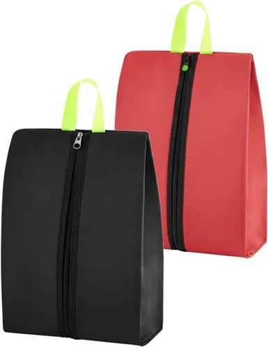 Vista 10 de 1 bolsa de tacos a prueba de olores de 4 capas, se adapta hasta la talla 14, resistente al olor y al barro, impermeable, se adapta a zapatos de Negro