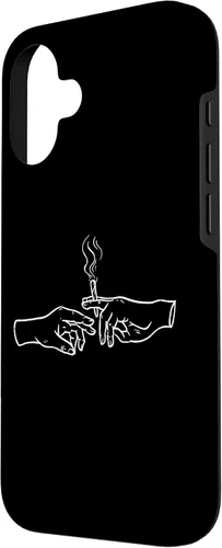 Vista 2 de Funda de regalo para iPhone 16 Pass The Joint Weed Smoker Hand Stoner Marihuana