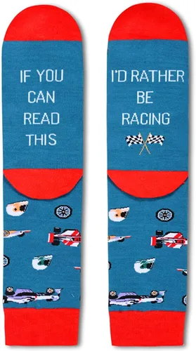 Vista 3 de SOCKFUN Calcetines de regalo para hombre con diseño de dados de póquer con dientes matemáticas Bestmen Einstein Golf Crew