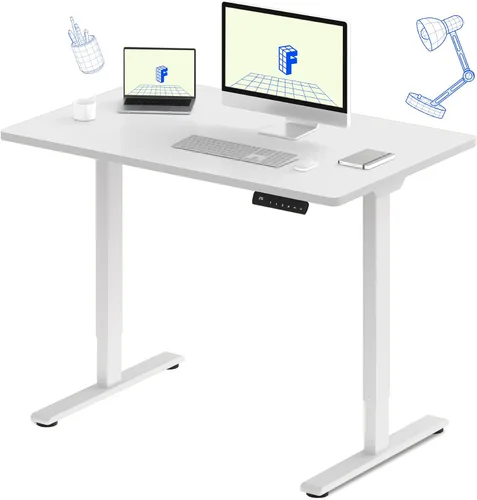 Vista 43 de FLEXISPOT Escritorio eléctrico de pie E3 con motor doble, 48 x 24