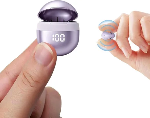 Vista 10 de Auriculares invisibles pequeños para dormir, auriculares inalámbricos