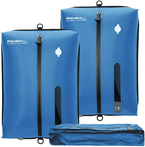 Vista 13 de Bolsas de vacío de viaje, bolsa de compresión de vacío impermeable IPX8 Bolsas de vacío para viajes con bomba sin batería, TSA bolsas