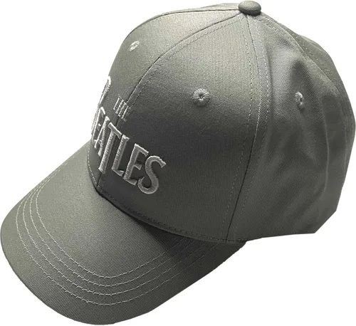 Vista 6 de The Beatles Gorra de béisbol White Drop T Band Logo Oficial Amarillo