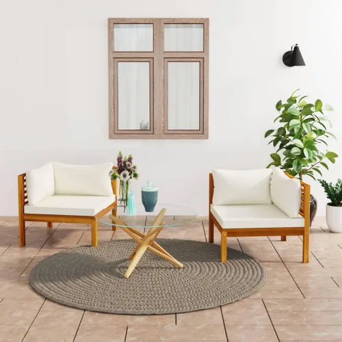 Vista 11 de Sofá de salón seccional con cojín gris oscuro, madera de acacia maciza para sala de estar, apartamento, dormitorio y oficina