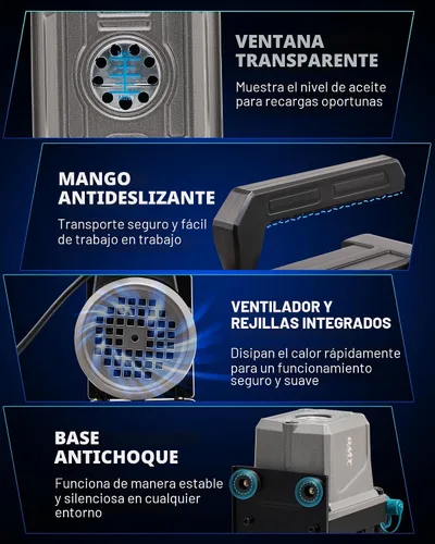 Vista 8 de Orion Motor Tech Bomba de Vacío, 3.5 cfm 1/4 hp Bomba de Vacío HVAC de Una Sola Etapa para R12 R22 R134a R410a R502, Kit de Bomba de Vacío de CA