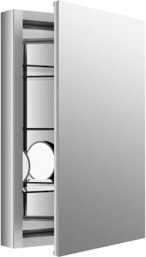 Vista 28 de KOHLER 99001-NA Verdera - Botiquín de baño de 15 pulgadas de ancho x 30 pulgadas de alto con espejo de aumento, gabinete de pared de baño empotrado