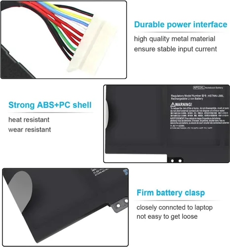 Vista 3 de NP03XL 761230-005 Batería para HP Envy X360 15-u010dx 15-u011dx 15-u110dx 15-u111dx 15-u473cl 15-u483cl 15-u363cl Pavilion X3600 13-AUS 010dx