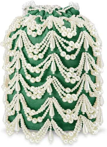 Vista 5 de Aheli Indian Potli Bags For Women Evening Bag Clutch Ethnic Bride Purse With Drawstring