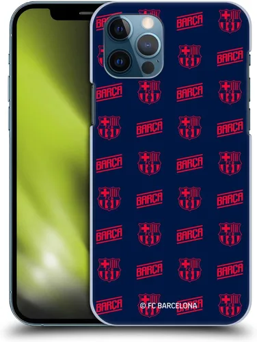 Vista 8 de Head Case Designs Funda rígida con licencia oficial del FC Barcelona Barca Crest Graphics compatible con Apple iPhone 12 / iPhone 12 Pro