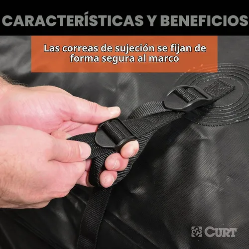 Vista 7 de CURT 18221 Bolso de equipaje para portaequipaje extendido