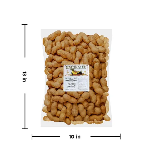 Vista 4 de Naturalee Cacahuetes, In Shell 2 lbs - Asado, sin sal - Bocadillo natural saludable