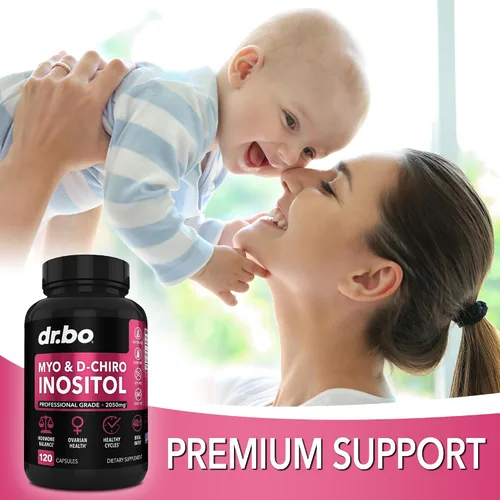 Vista 8 de Myo-inositol y D-Chiro Inositol Saw Palmetto - Relación 401 equilibrio hormonal para mujeres - Saw Palmetto para mujeres pérdida de cabello