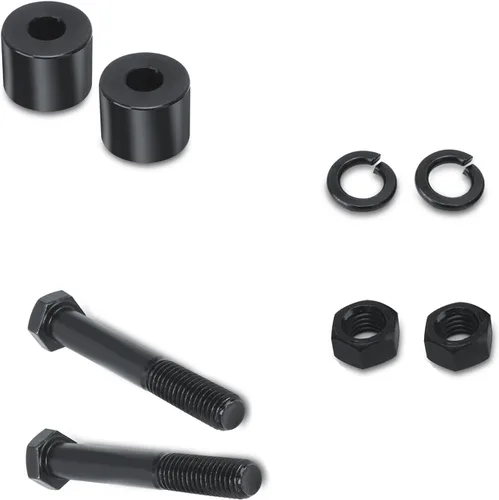 Vista 2 de Extensión de elevadores de manillar de 1 pulgada de elevación de 1-1/4 pulgadas para modelos Harley Touring, Street Glide/Electra Glide/Road