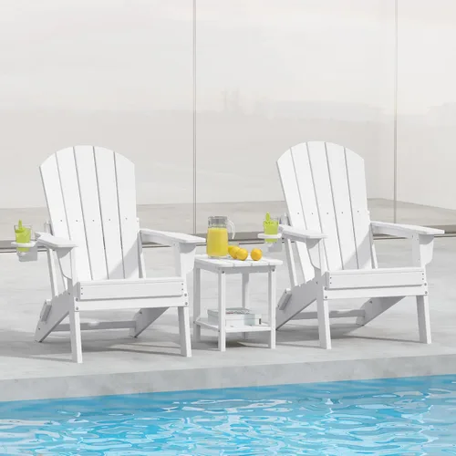 Vista 54 de HDPE Silla Adirondack plegable, Aruba