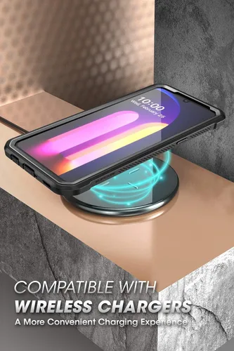 Vista 7 de SUPCASE Unicorn Beetle Pro Series - Funda diseñada para LG V60 ThinQ (versión 2020), funda resistente de cuerpo completo y funda con función atril