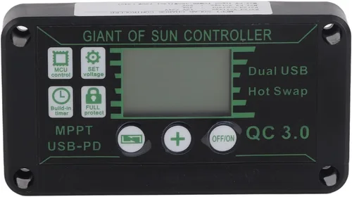Vista 9 de Kit de controlador solar y panel solar MPPT de 30 A, cargador de panel solar de 12 V, 24 V, 50 W, cargador de batería para caravana, remolque