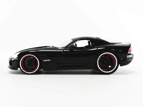 Vista 3 de Fast & Furious Letty's Dodge Viper SRT 10 1/24 Escala Diecast Car Negro