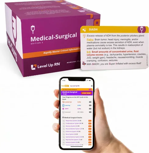 Vista 5 de Tarjetas quirúrgicas médicas + libro de ejercicios de cálculos de dosis - Preparación para la prueba NCLEX ATI HESI 2026-2027