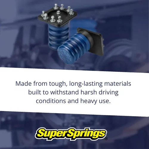 Vista 7 de SuperSprings SSR-307-40 SumoSprings Trasero para Dodge RAM 1500, Azul, 1000 libras.