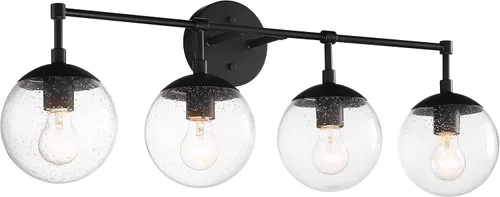 Vista 19 de Design House 519892 Kimball Industrial Farmhouse Luz de Pared Interior de 1 Luz con Pantalla de Metal para Pasillo, Baño, Cocina, Vestíbulo, Pintura
