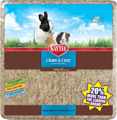 Vista 11 de Ropa de cama limpia y tierna para animal pequeño Kaytee, Natural