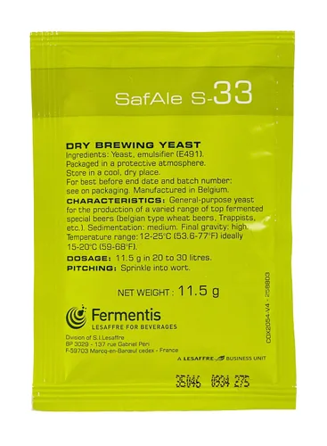 Vista 8 de Fermentis SafAle T-58 - Levadura de cerveza/cerveza Ale - Paquete de 1 - Con garantía de frescura North Mountain Supply