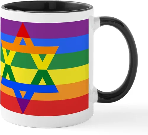 Vista 11 de CafePress STAR OF DAVID - Taza de café de cerámica (11.0 fl oz)