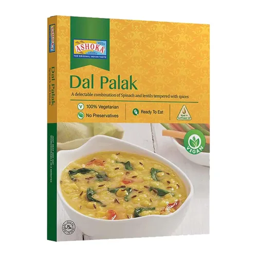 Vista 42 de Ashoka Comidas sin gluten, listas para microondas, veganas con granos negros y frijoles, comidas para calentar y servir, todas naturales Delhi Dal
